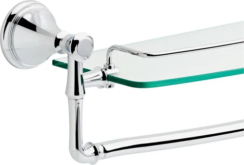 Vista 3 de Delta Faucet Cassidy. Estante de vidrio con barra, de 24 pulgadas., 79710