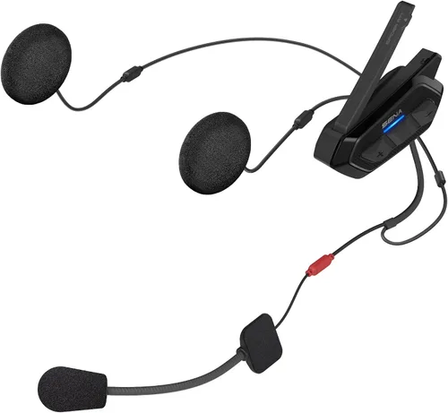 Vista 6 de Sena - Sistema de comunicación de malla para motocicleta de perfil bajo, paquete doble, color negro, 2