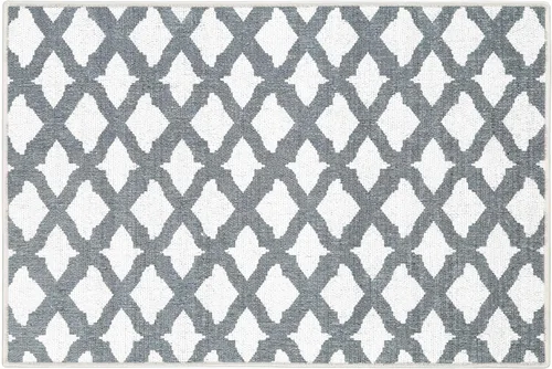 Vista 10 de SUSSEXHOME Floral Collection - Alfombra de pelo bajo resistente de 2 x 3 pies, alfombra ultrafina y antideslizante, alfombra de interior de algodón