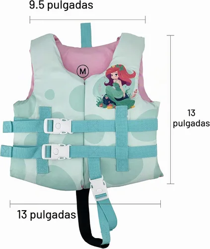 Vista 3 de Chaleco de natación Chaqueta de flotación Chaqueta de natación Aprende a nadar Dispositivo 30-50 lbs Sirena