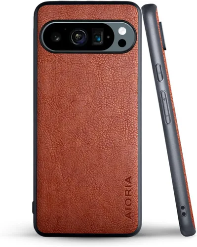 Vista 20 de AIORIA Funda para Google Pixel 7a, pantalla de 6.1 "Premium PU Leather Cover Retro Business Design Funda protectora completa para Google Pixel 7a 5G