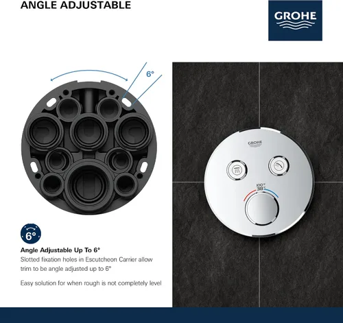 Vista 5 de GROHTHERM® SMARTCONTROL DOBLE FUNCIÓN TERMOSTÁTICA DE VÁLVULA