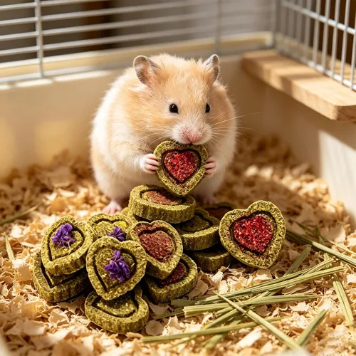 Vista 5 de 13 Pieces Chew Toys Timothy Hay Apple Stick for Rabbit Hamster