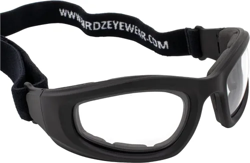 Vista 7 de 2 pares de gafas Birdz Eyewear Soar Safety acolchadas para motocicleta, marcos negros