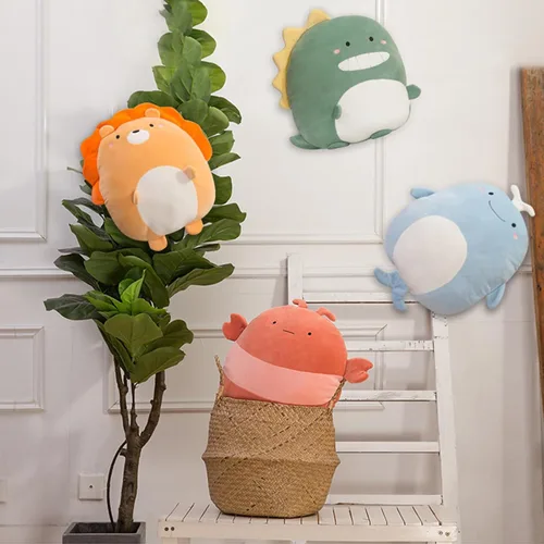 Vista 6 de Almohada de peluche de panda, 8 pulgadas, diseño de panda kawaii, lindo juguete de peluche de dibujos animados, juguetes para niños y niñas