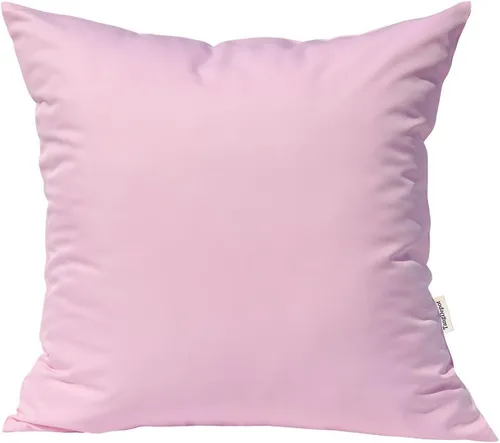 Vista 21 de TangDepot Fundas de almohada sólidas de seda sintética duradera, fundas de almohada cuadradas decorativas, fundas de almohada para interiores y Azul