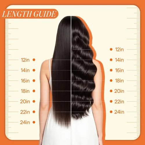 Vista 8 de Full Shine Extensiones de cabello humano con clip de 12 pulgadas, extensiones de cabello con clip de castaño claro a rubio, extensiones de cabello