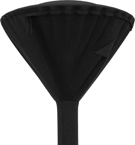 Vista 3 de Amazon Basics Cubierta redonda para calentador de patio al aire libre, resistente al viento, resistente a la nieve, resistente al agua, negro, 36 x