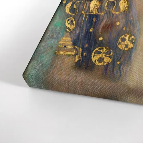 Vista 3 de Smile Art Design Judith y la cabeza de Holofernes por Gustav Klimt - Lienzo decorativo para pared, pintura de arte famoso, pinturas al óleo, arte