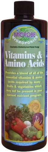 Vista 8 de Microbe Life Hydroponics Vitaminas y aminoácidos prémium esenciales para un máximo crecimiento de las plantas y absorción de raíces, uso