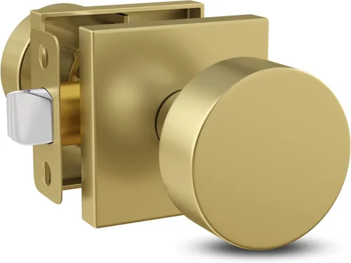 Vista 14 de Mega Handles - Cerradura de cerrojo SUANA I Cerradura de entrada - Cerradura de cerrojo cuadrada de alta resistencia para puertas zurdas o diestras
