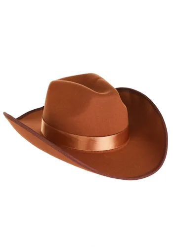Vista 3 de Sombrero de Vaquero Justiciero del Viejo Oeste Marrón para Adulto Multicolor