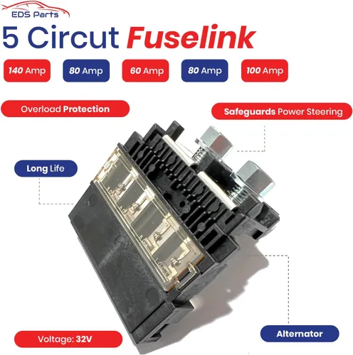 Vista 5 de EDS 24380-79915 2438079915 956-402 Fusible Fuselink Fuse & 24340-7F000 Kit de terminales de batería positiva Reemplazo exacto para determinados
