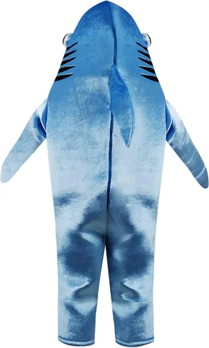 Vista 3 de Disfraz de tiburón de bebé para adultos disfraz de cosplay de Halloween