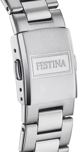 Vista 2 de Festina Reloj Cuarzo Klassik F163767 Mujer con Correa de Metal, BlancoPlata, Classic