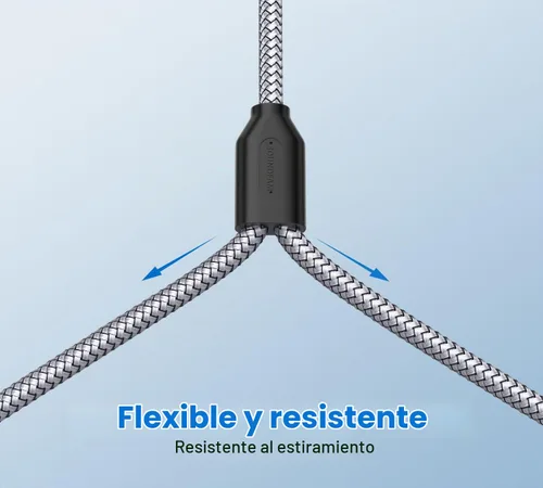 Vista 6 de Cable divisor XLR de 1 hembra a 2 machos para micrófono equilibrado, cable divisor en Y, color gris (1.6 pies/1.6 ft)
