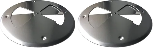 Vista 5 de LavaLock 8" aluminio molinete barbacoa fumador hoyo admisión hoja amortiguador conjunto de ventilación