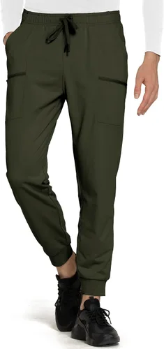 Vista 8 de M MAROAUT Pantalones deportivos para hombre, pantalones deportivos ligeros con bolsillos con cremallera, pantalones de entrenamiento para gimnasio