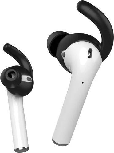 Vista 2 de 2 pares de ganchos para las orejas para AirPods, accesorios compatibles con auriculares AirPods 2 y AirPods 1 o EarPods, puntas de Airpod, ganchos