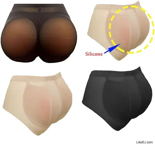 Vista 5 de Mejor silicona Butt acolchado glúteos Enhancer Body Shaper Push Up Pads Panty Set