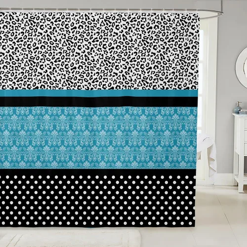 Vista 16 de Erosebridal Cortina de ducha con diseño de zorro, bonito diseño de animales del bosque, para niños y niñas, con dibujos animados, con cabeza