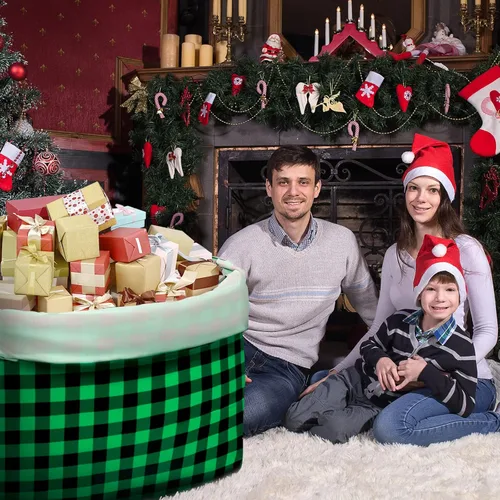Vista 5 de Teling 2 piezas de 80 x 60 pulgadas bolsas de regalo para bicicleta jumbo de Navidad, bolsas de regalo de bicicleta extragrandes de plástico