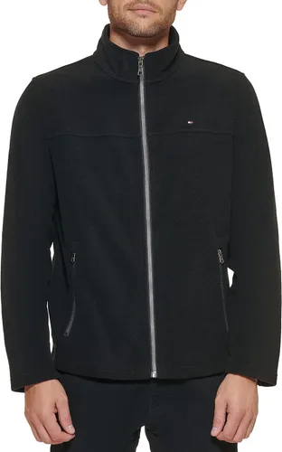 Vista 2 de Tommy Hilfiger - Chaqueta clásica con forro de vellón y cremallera frontal para hombre