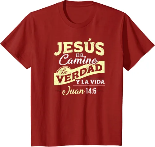 Vista 43 de Camisas de la Biblia de Jesus para los Cristianos Camiseta Española Negro