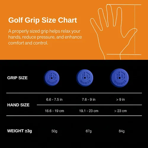 Vista 6 de 13 Pack Golf Grips, Tacky Rubber Club Grips with Raised Plus Texture, Zipper Backline and Low-Taper Design, Standard, Midsize or Jumbo, Grips Only