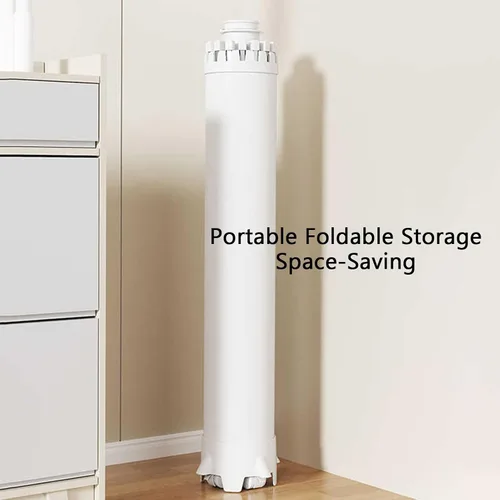 Vista 7 de Estante de secado de ropa plegable, soporte giratorio de 360° para ropa, soporte de lavandería de aluminio, capacidad de carga de 110 libras, con 16