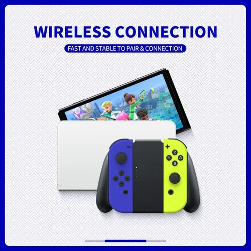 Vista 5 de Joy Cons for Switch Controllers, Wireless Joy Con Replacement Compatible for Switch Joycons, Left and Right Switch Controller Joycon Support Sports