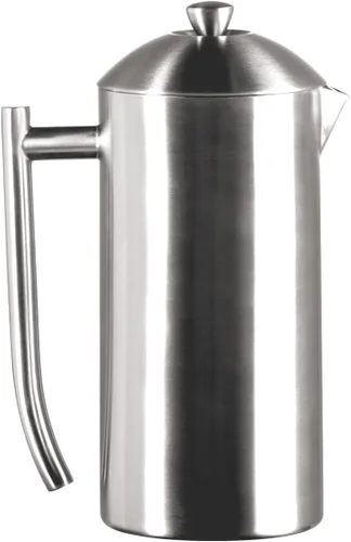Vista 13 de Frieling Prensa de café de acero inoxidable de doble pared, 17 onzas, cafetera de prensa francesa aislada para acampar y viajes, diseño no plástico