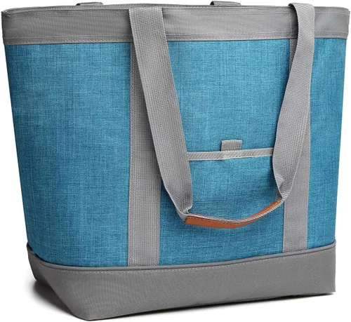 Vista 13 de Insulated Cooler Bag Reusable Grocery Tote Bags Transport Large Lunch Box for Women
