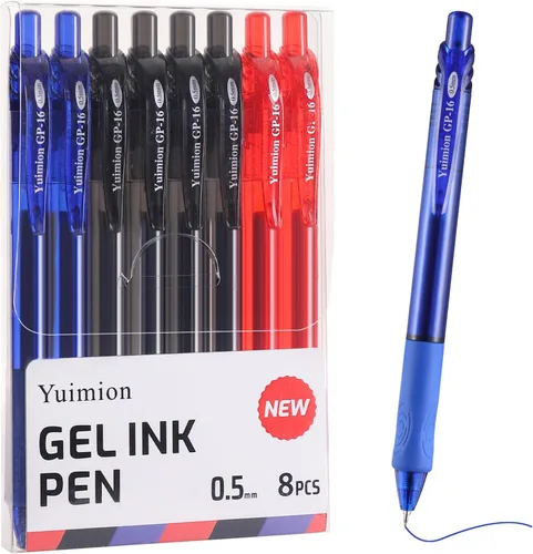 Vista 12 de Bolígrafos a Granel, 30 Piezas Bolígrafos Retráctiles de Punta Media (1.0mm) Bolígrafos de Bola para Escritura Suave Regalos para Mujeres y Hombres