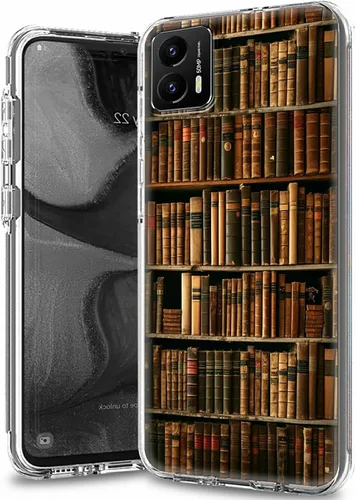 Vista 21 de Funda transparente para Motorola Moto G 5G 2023 con patrón de ciervo de bandera estadounidense para mujeres y hombres, doble capa híbrida de TPU