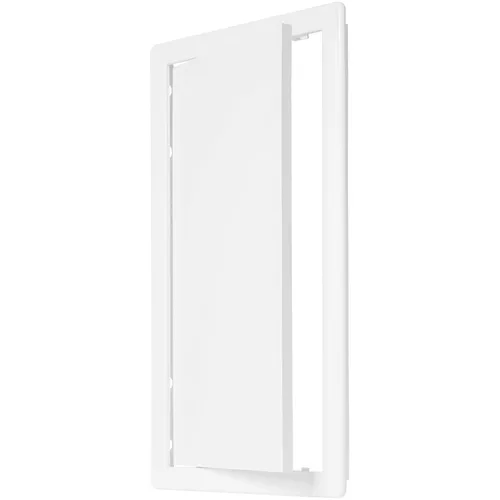 Vista 20 de Panel de acceso de plástico negro de 6" x 6". Panel de puerta de conducto de servicio. Panel de acceso de pared para fontanería, electricidad