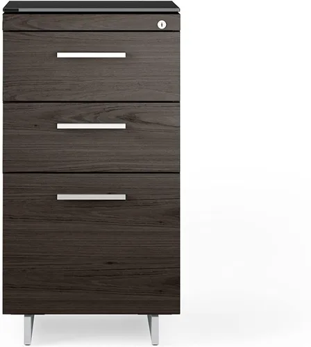 Vista 5 de BDI Furniture Sequel 20 6114 - Archivador de 3 cajones con cerradura para el hogar u oficina, con cajón de tamaño carta o legal y 2 cajones