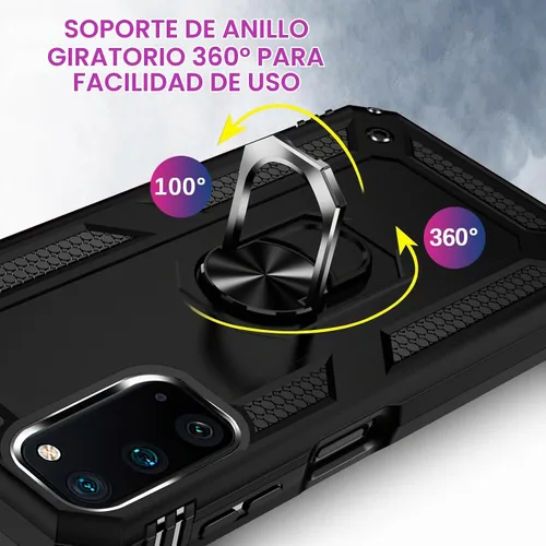 Vista 3 de Para Samsung Galaxy S20 FE 5G Funda con protector de pantalla, Funda protectora Galaxy S20 FE de grado militar resistente a golpes de uso intensivo