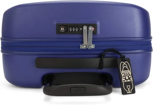 Vista 4 de Kipling Curiosity Small 4 Wheeled Rolling Luggage Laser Blue
