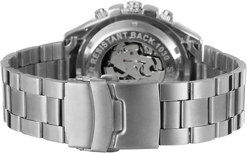 Vista 3 de FORSINING Reloj de pulsera de acero inoxidable Movt automático de marca para hombre, Chino