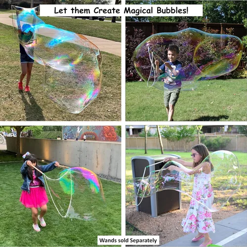 Vista 4 de Bubbleventi Mezcla de burbujas gigantes (hace 4 galones)