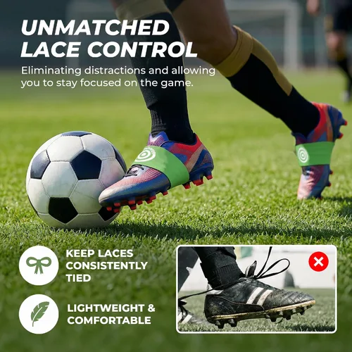 Vista 7 de Tourna Lace Bands Soccer Cleat Lace Cover