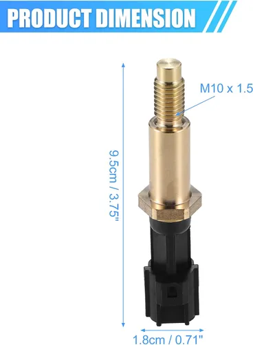 Vista 4 de uxcell Sensor de temperatura del refrigerante del motor No.8S4Z6G004A para Ford Focus 2008-2018 Sensor de temperatura del agua