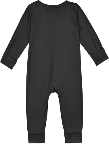 Vista 2 de Aablexema Pijama sin pies con cremallera y mitón, rayón de bambú, pijama de manga larga para bebé