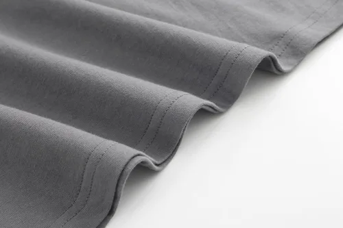 Vista 7 de Maydear Camiseta básica de algodón de manga corta con cuello redondo casual liso para hombre y mujer, camiseta esencial para uso diario Gris