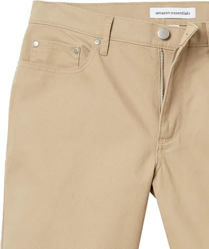 Vista 5 de Tienda Essentials Pantalones cortos elásticos con 5 bolsillos y entrepierna de 9 pulgadas para hombre