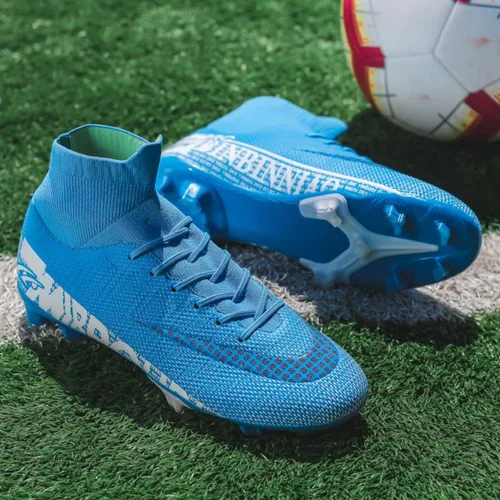 Vista 2 de Zapatos de fútbol para hombre, para exteriores, FGTF, atléticos, para interiores y jóvenes, para jugar al fútbol sala