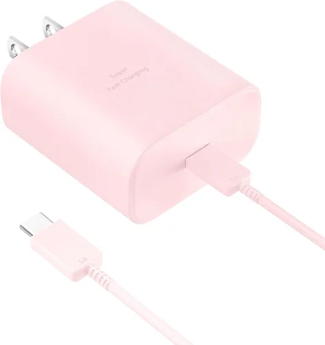 Vista 8 de Cargador súper rápido de 45 W, cable de carga USB tipo C de 6.6 pies con cargador de teléfono Android, bloque de carga rápida para Samsung Galaxy
