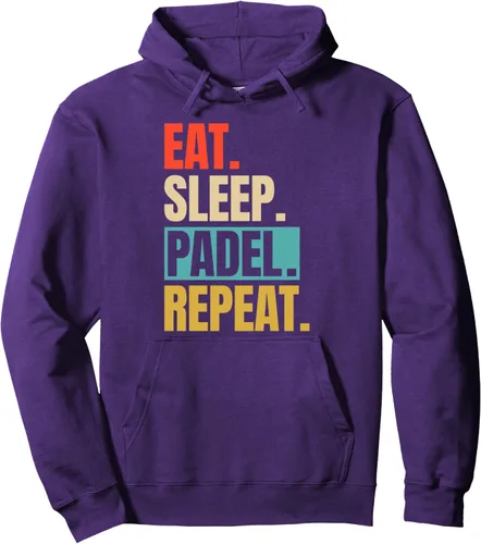 Vista 9 de Eat Sleep Padel Repeat - Sudadera con capucha para hombre y mujer