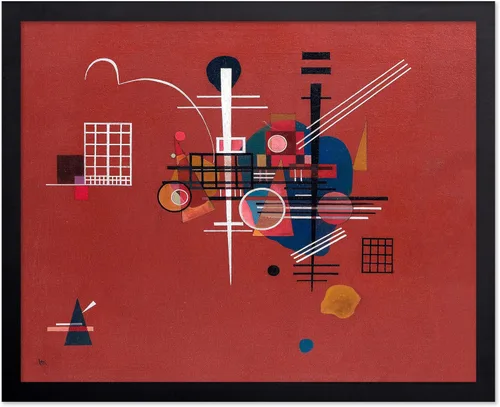 Vista 26 de Poster Master Póster vintage Wassily Kadinsky – Impresión retro delicada de tensión – Arte de formas geométricas – Arte abstracto – Arte moderno